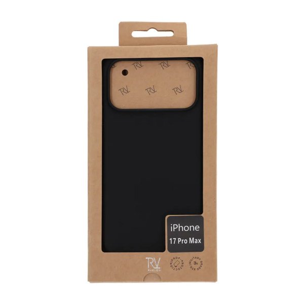 Rvelon iPhone 17 Pro Max Skal Silikon MagSafe Svart