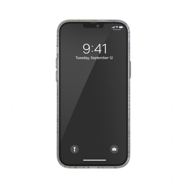 Diesel iPhone 12 Pro Max Skal Snap Case Clear AOP Blue/Neon Lime