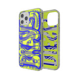 Diesel iPhone 12 Pro Max Skal Snap Case Clear AOP Blue/Neon Lime