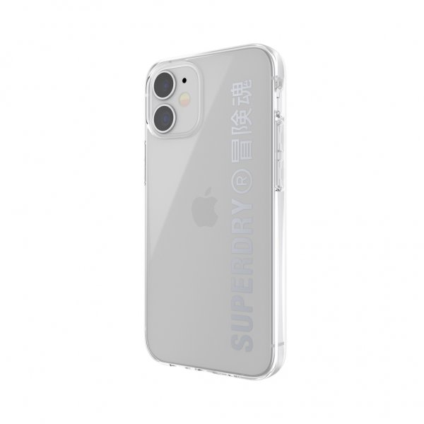 Superdry iPhone 12 Mini Skal Snap Case Clear Silver