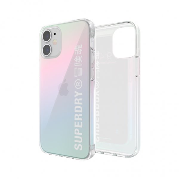 Superdry iPhone 12 Mini Skal Snap Case Clear Holographic
