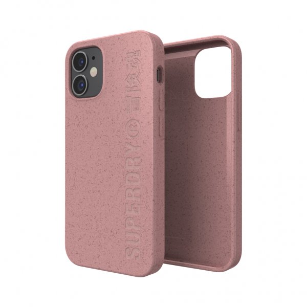 Superdry iPhone 12 Mini Skal Snap Case Compostable Materials Rose Pink