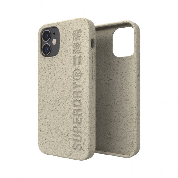 Superdry iPhone 12 Mini Skal Snap Case Compostable Materials Beige