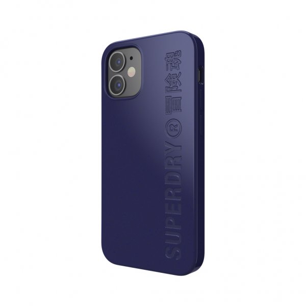 Superdry iPhone 12 Mini Skal Snap Case Compostable Materials Navy Blue