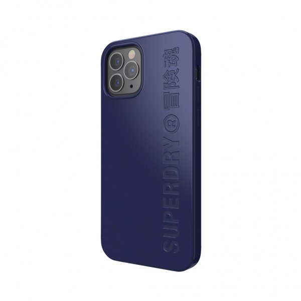 Superdry iPhone 12/iPhone 12 Pro Skal Snap Case Compostable Materials Navy Blue