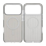 iPhone 17 Pro Max Skal Korrugerad MagSafe Silver