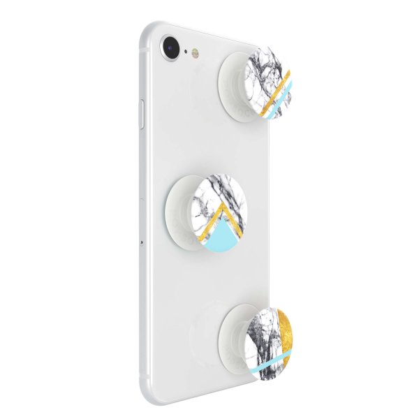 Popsockets PopMinis White Marble Glam 3-pack
