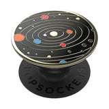 Popsockets PopGrip Enamel Solar flare Black