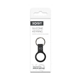 Xqisit AirTag Hållare Silicone Case Svart