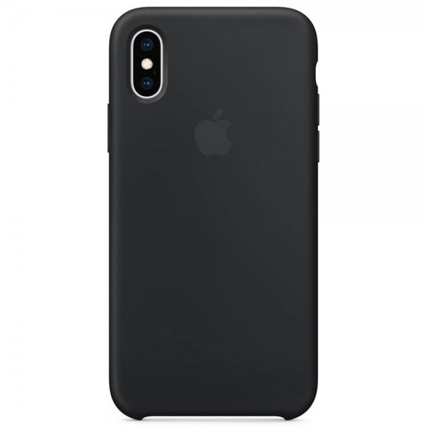 Apple Original iPhone X/Xs Skal Silicone Case Svart