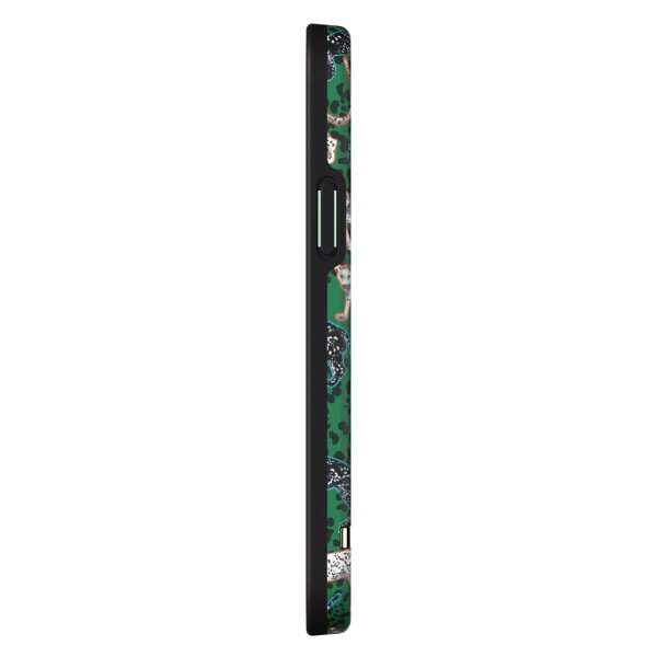 Richmond & Finch iPhone 12/iPhone 12 Pro Skal Green Leopard