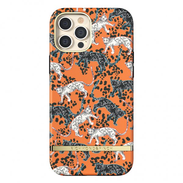 Richmond & Finch iPhone 12 Pro Max Skal Orange Leopard