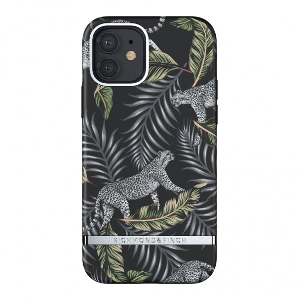 Richmond & Finch iPhone 12/iPhone 12 Pro Skal Silver Jungle