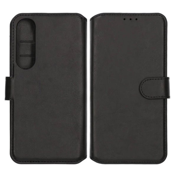 Rvelon Samsung Galaxy S25 FE Fodral 4 Kortfack Löstagbart Skal Svart