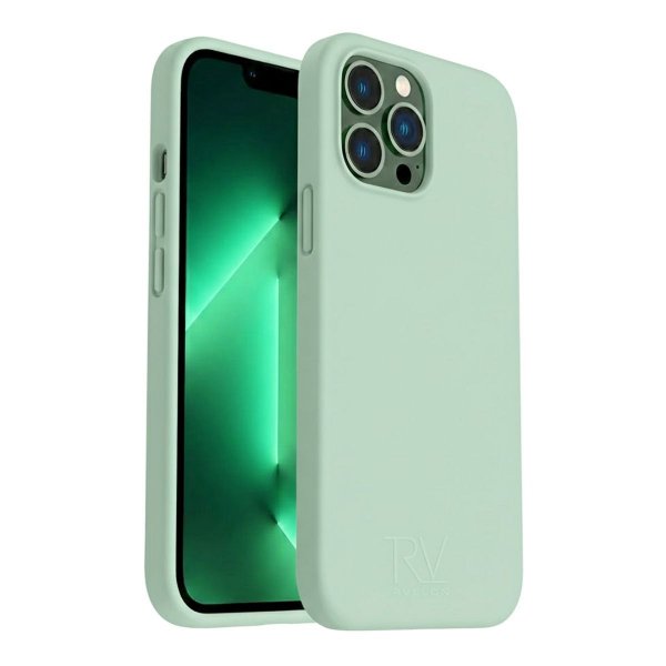 Rvelon iPhone 12/iPhone 12 Pro Skal Silikon Grön