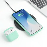 Rvelon iPhone 12/iPhone 12 Pro Skal Silikon Grön