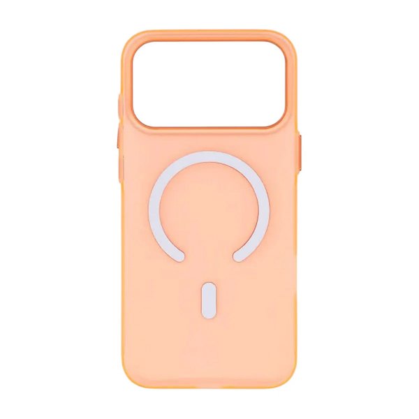 iPhone 17 Pro Skal Kamerasarg MagSafe Transparent Orange