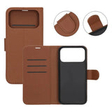 iPhone 17 Pro Fodral med Kortfack Stativfunktion Brun