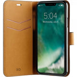 Xqisit iPhone 12/iPhone 12 Pro Fodral Slim Wallet Selection Svart