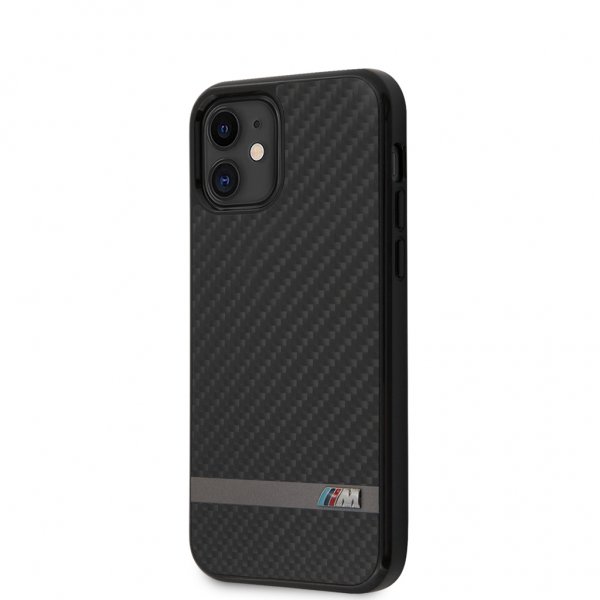 BMW iPhone 12 Mini Skal Carbon & Alu Svart