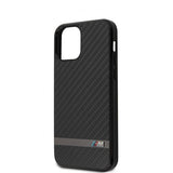 BMW iPhone 12 Mini Skal Carbon & Alu Svart