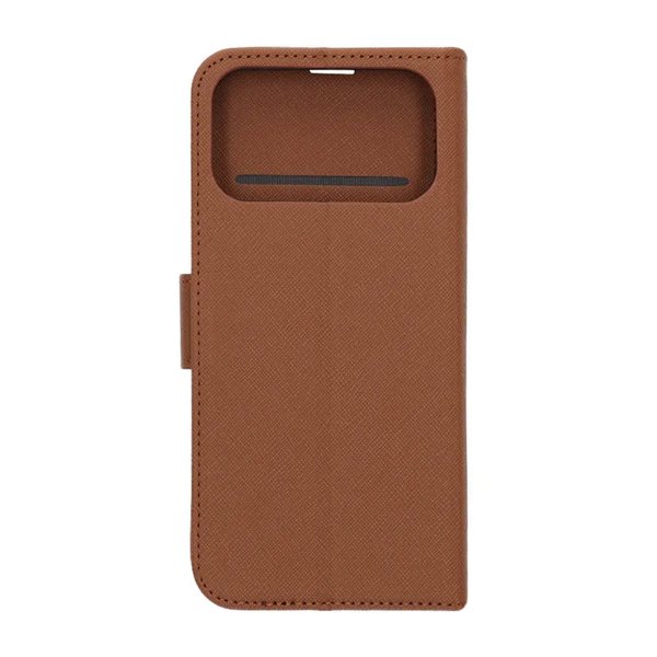 iPhone 17 Pro Max Fodral med Kortfack Stativfunktion Brun