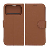 iPhone 17 Pro Max Fodral med Kortfack Stativfunktion Brun