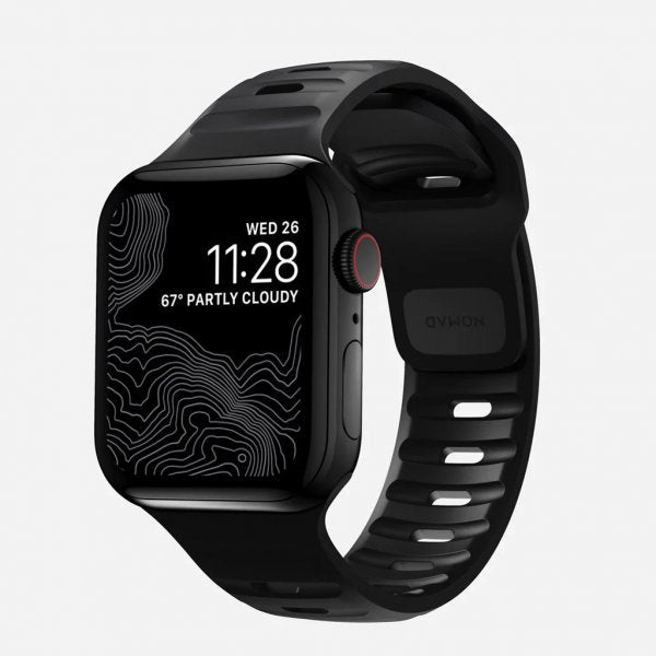 Nomad Apple Watch 44/45/46mm/Apple Watch Ultra Armband Sport Band Svart