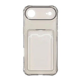 iPhone Air Skal Korthållare Transparent Svart