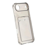 iPhone Air Skal Korthållare Transparent Svart