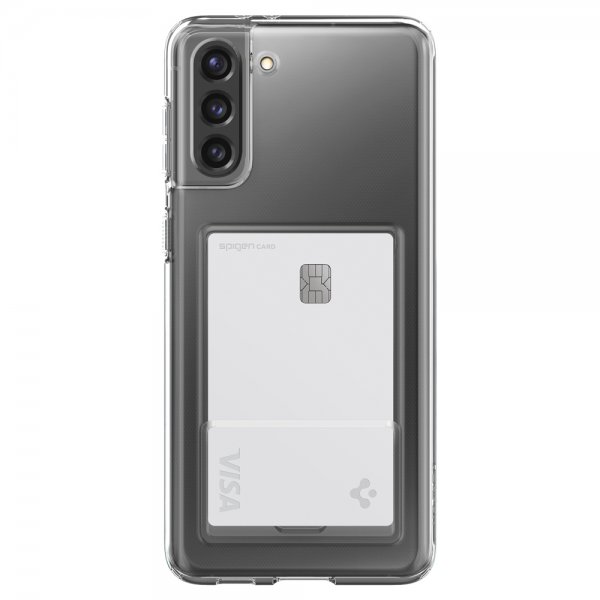 Spigen Samsung Galaxy S21 Plus Skal Crystal Slot Crystal Clear