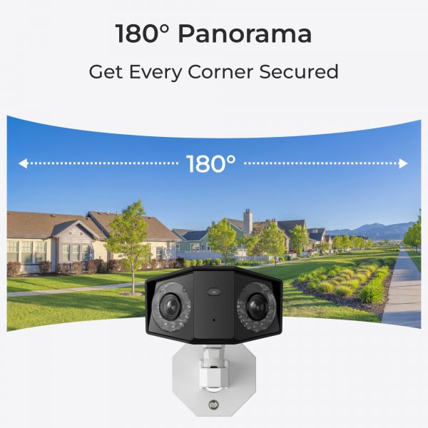 Reolink Duo 2 PoE (P730) 4K PoE-kamera för utomhusbruk Vit