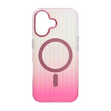 iPhone 17 Skal Korrugerad MagSafe Rosa