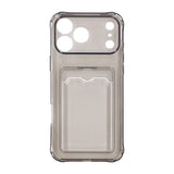 iPhone 17 Pro Max Skal Korthållare Transparent Svart