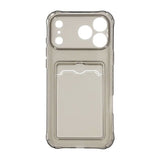 iPhone 17 Pro Max Skal Korthållare Transparent Svart