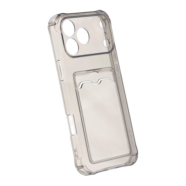iPhone 17 Pro Max Skal Korthållare Transparent Svart
