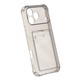 iPhone 17 Pro Max Skal Korthållare Transparent Svart