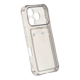 iPhone 17 Pro Skal Korthållare Transparent Svart