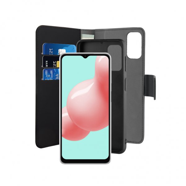 Puro Samsung Galaxy A32 5G Fodral Wallet Detachable 2 in 1 Svart