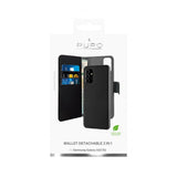 Puro Samsung Galaxy A32 5G Fodral Wallet Detachable 2 in 1 Svart