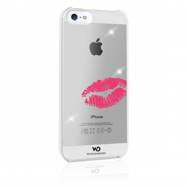White Diamonds iPhone 5/5S/SE 2016 Skal Lipstick Kiss
