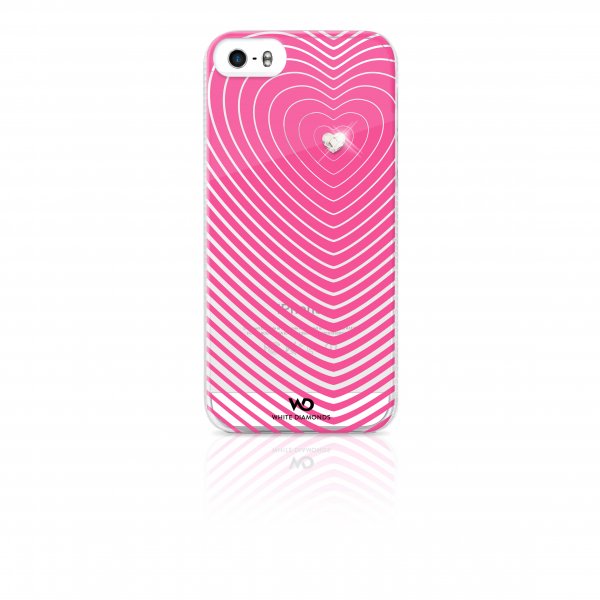 White Diamonds iPhone 5/5S/SE 2016 Skal Heartbeat Rosa