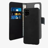 Puro Samsung Galaxy A12 Fodral Wallet Detachable 2 in 1 Svart
