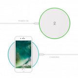 Xqisit Trådlös Laddare Wireless Fast Charger 15W Vit