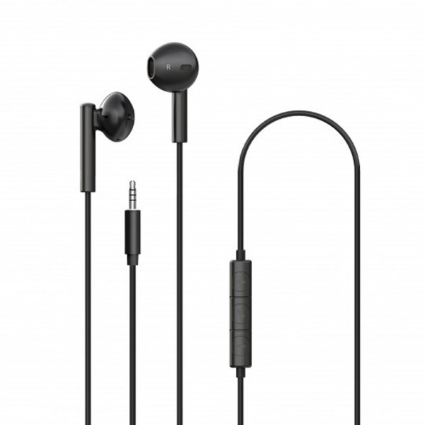 Xqisit Trådade Hörlurar Button Type Headset 3.5mm Svart
