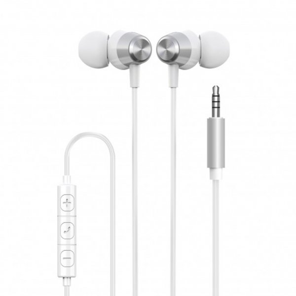 Xqisit Trådade Hörlurar In-Ear Headset 3.5mm Vit