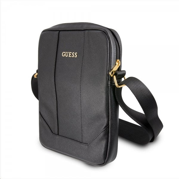 Guess Väska Saffiano Tablet Bag 10 tum Svart