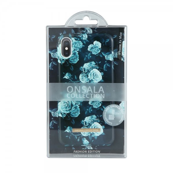 Onsala iPhone Xs Max Skal Fashion Edition Dark Flower