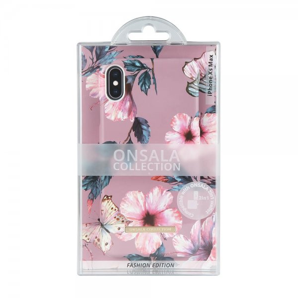 Onsala iPhone Xs Max Skal Fashion Edition Dusty Pink Viol