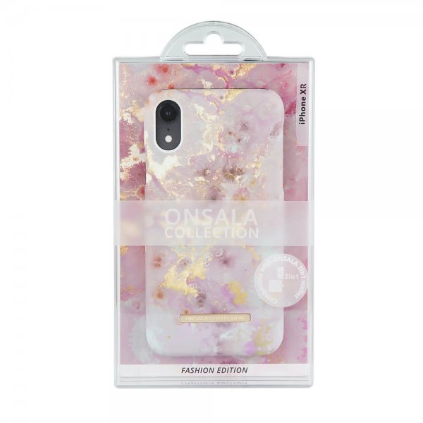 Onsala iPhone Xr Skal Fashion Edition Rosegold Marble